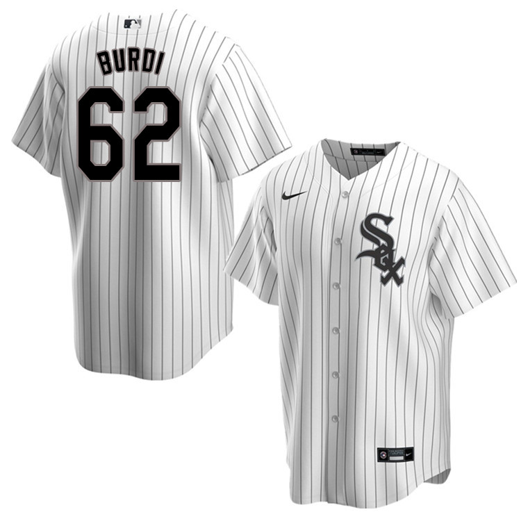 Nike Men #62 Zach Burdi Chicago White Sox Baseball Jerseys Sale-Pinstripe
